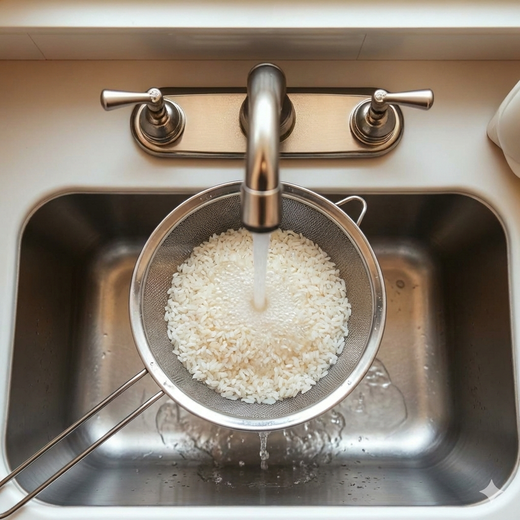 Rinsing Sushi Rice