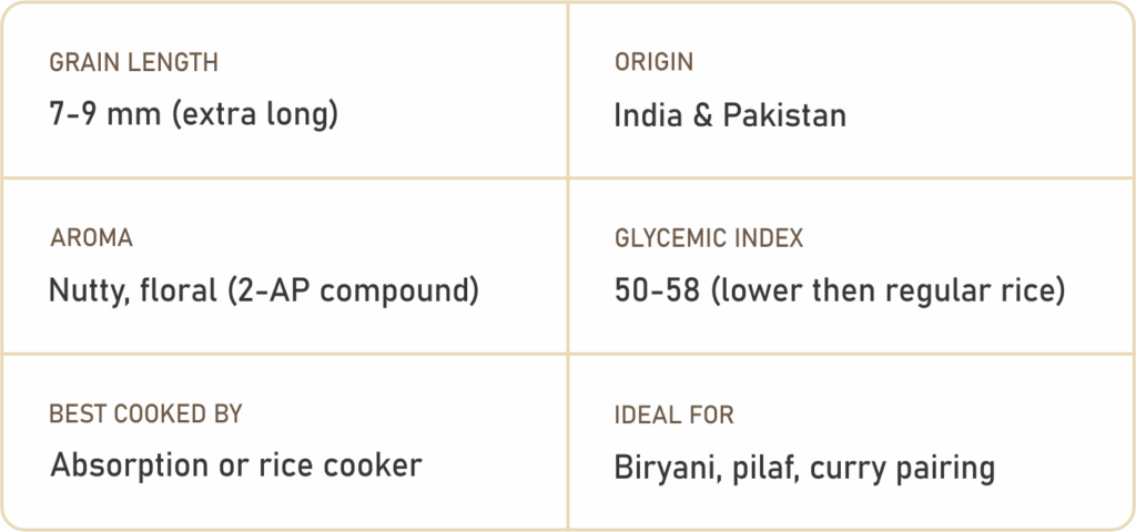 Basmati Rice Specification